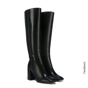 Black tall boots